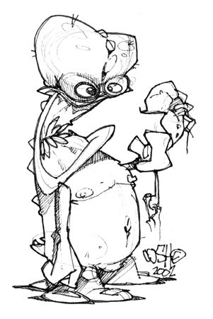 the importance of tip-toeing...