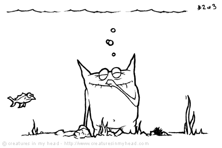 gorb loved to play in the lake... 